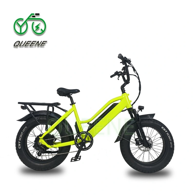 Queene/52V 750W 1000W de potencia China barata la suspensión total bicicleta Ebike Retro Vintage E suciedad Bicicleta de Montaña de neumáticos de la Grasa Bicicleta eléctrica