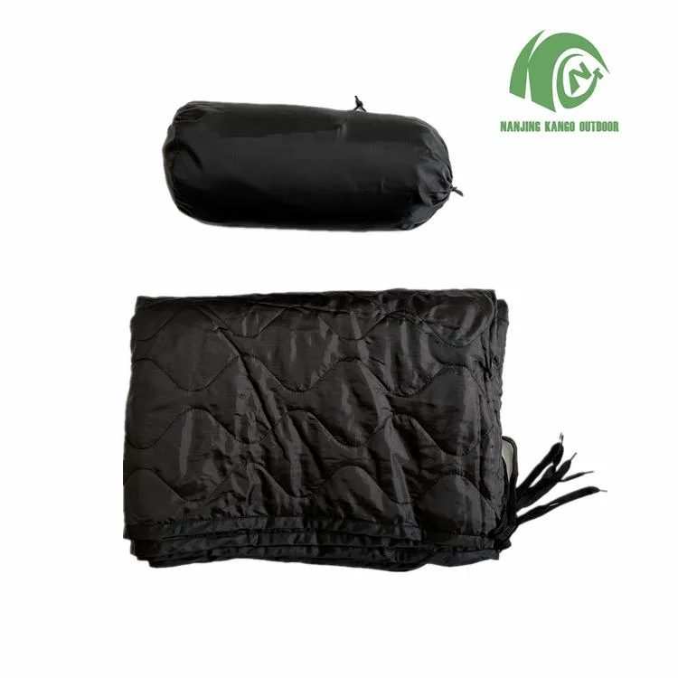 Portátil ligero Kango Poncho Liner una manta para caminatas al aire libre Camping Sandbeach