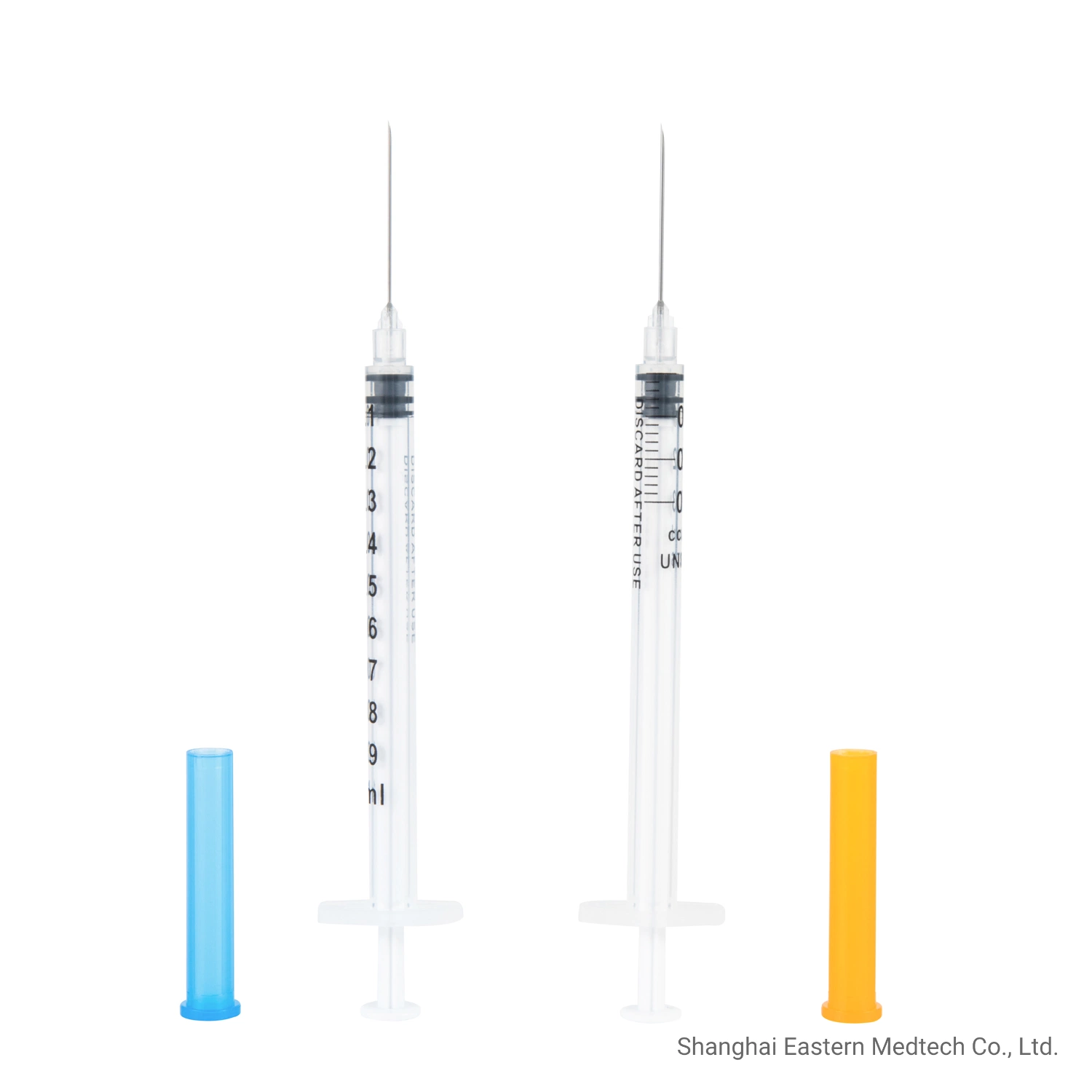 Instrumentos hospitalares CE e ISO13485, seringa de injecção estéril de 0,5ml, baixa Agulha de seringa para vacina Dead Space de 25 g.