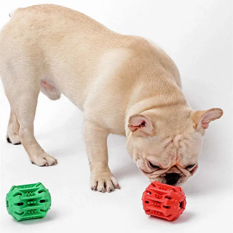 Pet Leaking Food Dog Chew Toy Rubber Anti-Bite Molar Pet Squeeze Toy for Dog