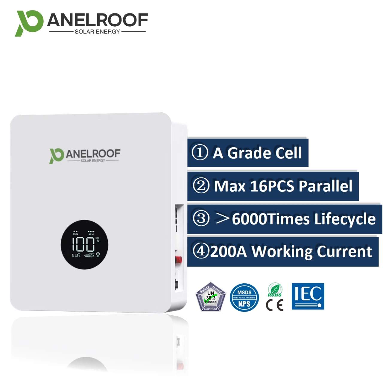 Panelroof Online WiFi Monitoring Complete 5kw off Grid Solar Storage System