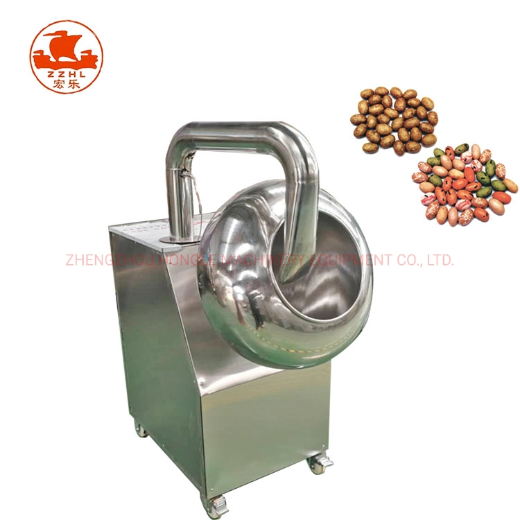 Small Sugar Film Coating Pan Almond Sugar Coating Machine for Tablet / Pill / Chocolate / Dragee / Peanut