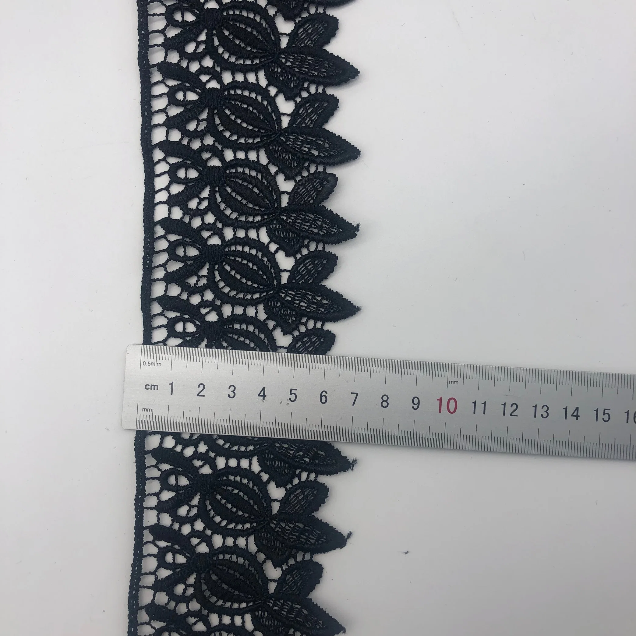 Livraison rapide de la broderie dentelle de coton pour tissu Purfle Koear dentelle