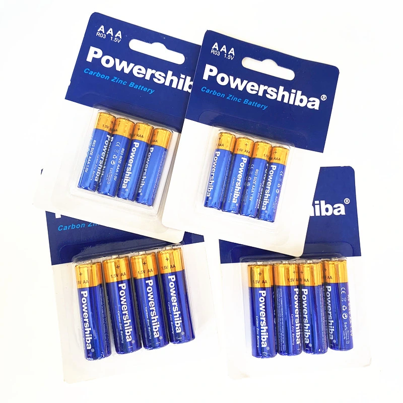 Long-Lasting & Leak-Proof Heavy Duty R6 R03 Battery 1.5V AA AAA Dry Battery