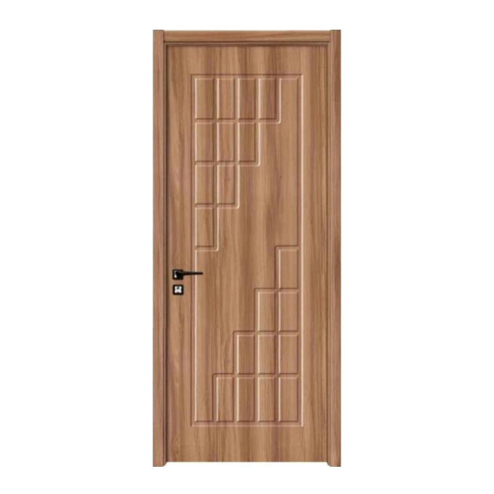 Interior de madera moderna Prehung sólida de madera Flush Door núcleo sólido Puerta de madera