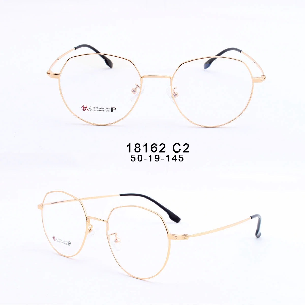 Fashion Oversize Round Shape Vintage Optical Frame Eyeglasses