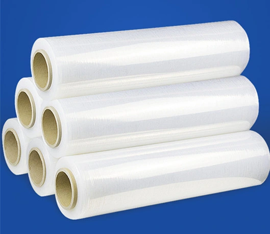 Industrial Cling Film Made From PLA Resin Transparent Stretch Film Roll Packing Soft Biopoly