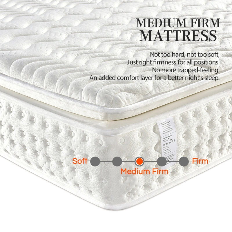 Memory Foam Mattress Hotel Furniture Best Full Size Roll up Packing Latex Mattress