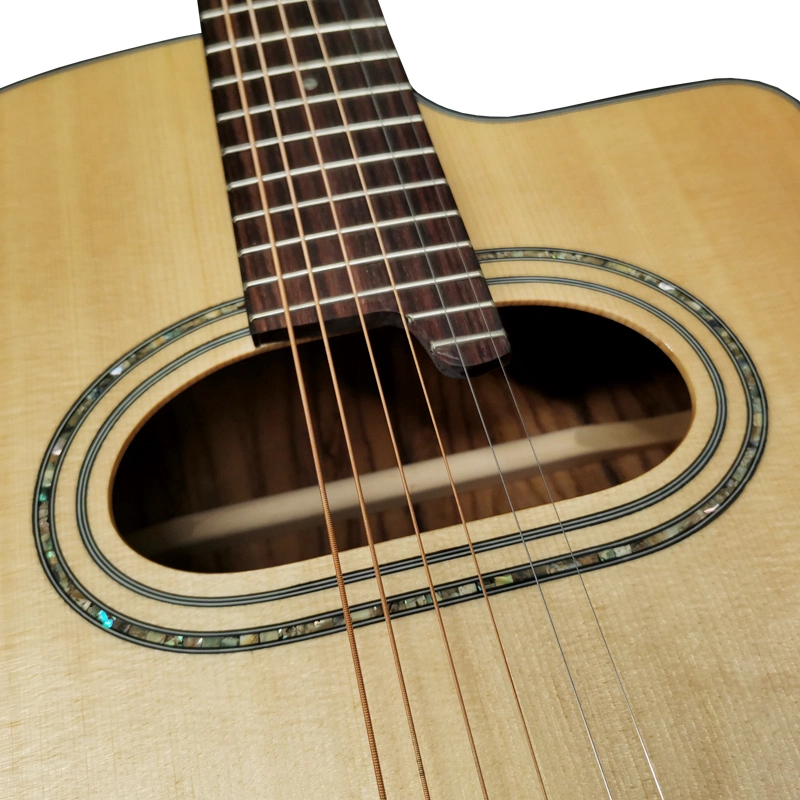 Aiersi marque fait main Professional D Hole Gypsy Jazz Guitar