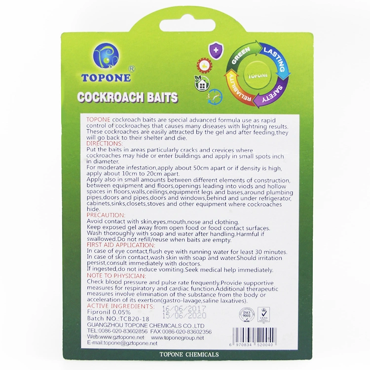 Topone Insecticide Needle Jel Cockroach Killer Pesticide Bait