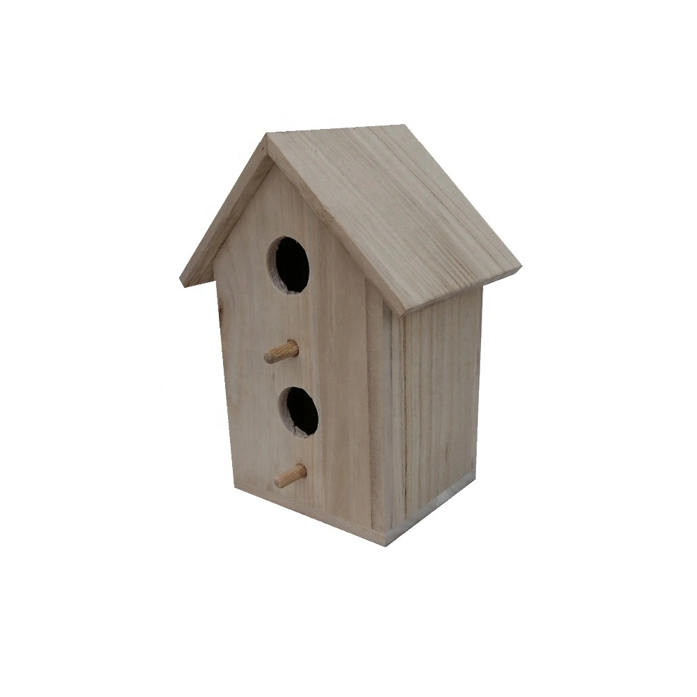 Pinho/Paulownia/China Fir/madeira madeira artesanais Birdhouse