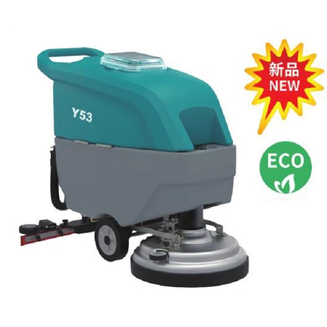 Electronic Control Panel Pretty Green Energy Saving Mode Floor Scrubber Washing Dryer Cleaning Equipment for Commercial Place