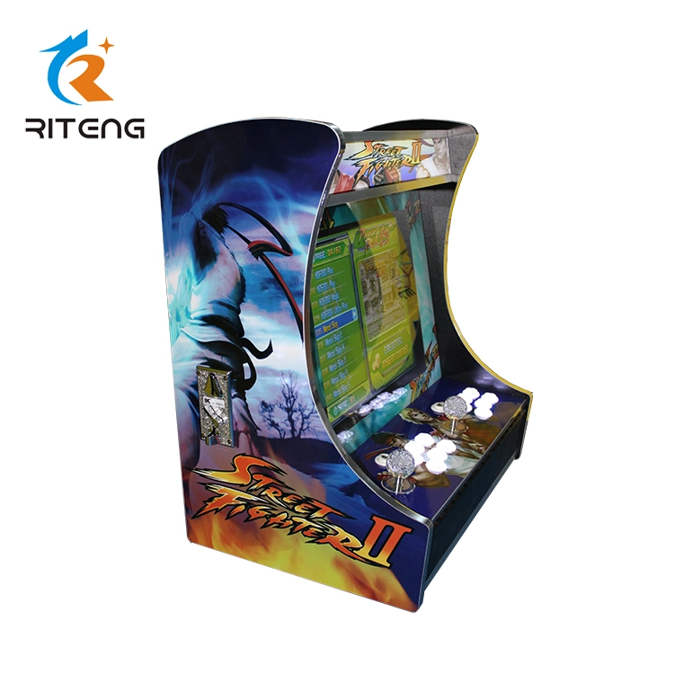 Comercio al por mayor de 19 pulgadas LCD, caja de Pandora de escritorio de Arcade Juegos de Video Mini Arcade Juegos de Armario Bartop