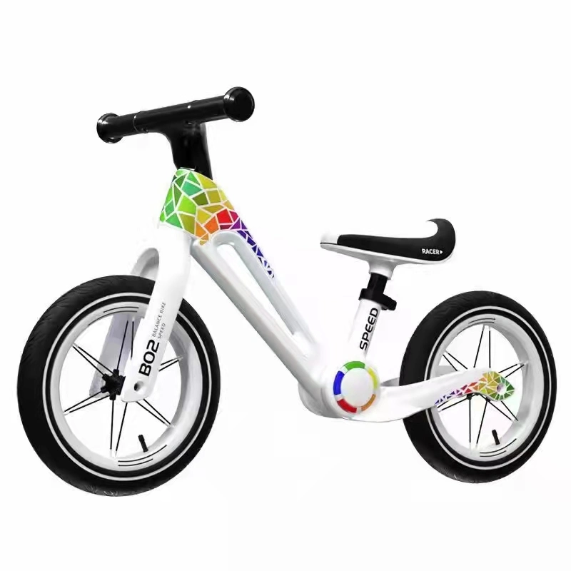 La moda de 12 pulgadas de plástico plegables de inserción de los Niños Los Niños Bicicletas equilibrio equilibrio Diapositiva Mini bicicletas