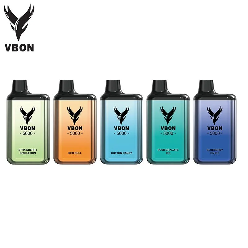 Vbon desechables Bar 5000bocanadas E-Cig de tipo C colores luz Mesh/OEM ODM Vape Mayorista/Proveedor