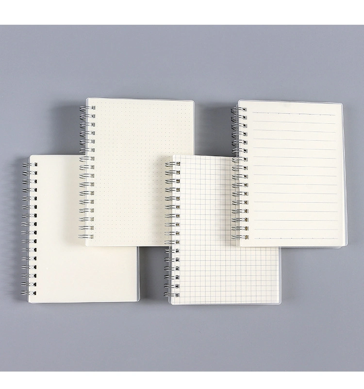 Todos personalizados tamaño A5 Papel Kraft de bolsillo impreso oficial alumno Cuaderno de notas Bloc de notas Bloc de notas de la bobina espiral Retro