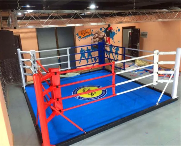 Professional Factory Gimnasio Cuadrilátero montado en el piso/equipos de gimnasio cuadrilátero de boxeo