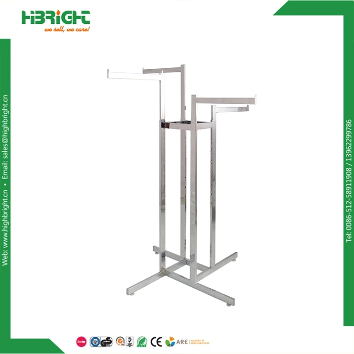 Four Way Waterfall Commercial Clothes Display Racks