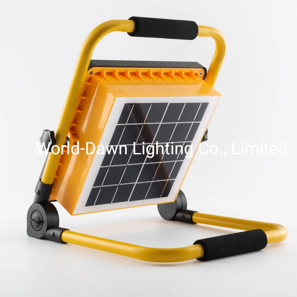 Long Discharge Time High Capacity Battery Integrated Portable Solar Flood Light