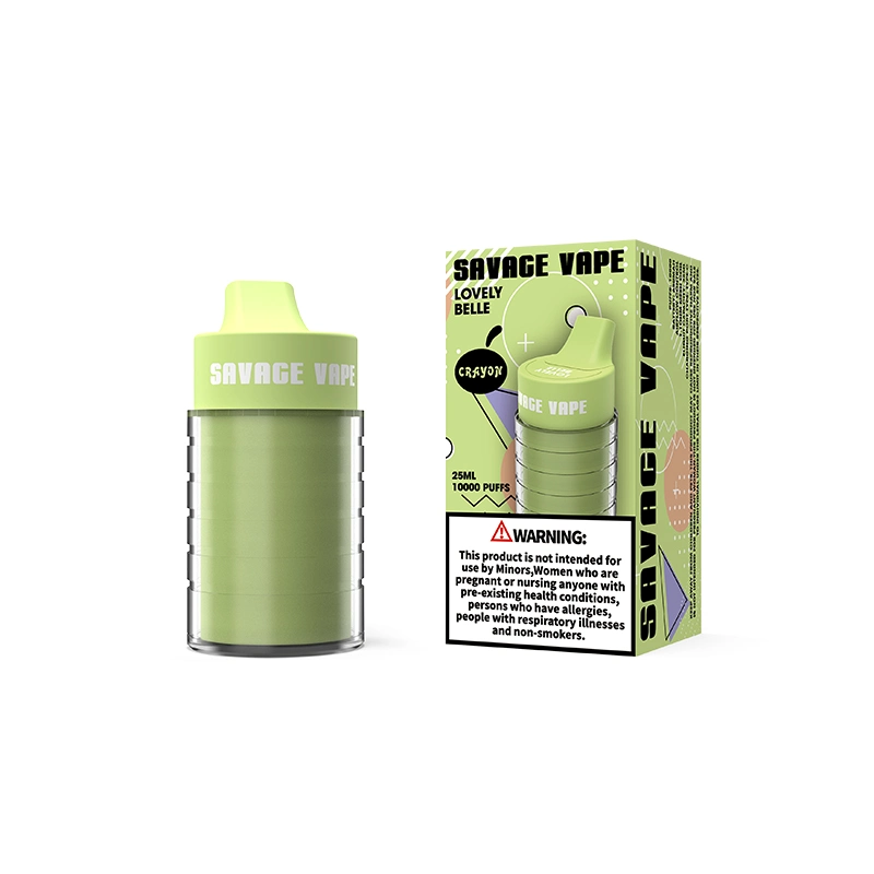 Savage Juice Bottle New Customer Sample Order Various Flavors 10000 Puffs 22ml E-Liquid Patented Disposable Vape Pen Mesh Coil Vapor Airflow Control Vapes