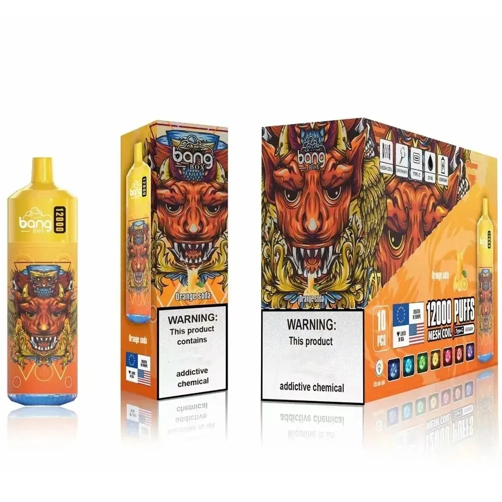 Hochwertige Bang Box Puff 12000 0 2% 3% 5% NIC E Zigarette 12K Vaper Einweg Vape