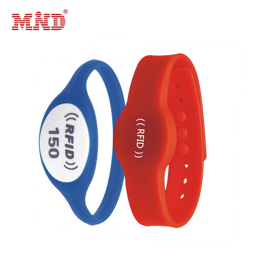 Custom Logo Design Items China Personalized RFID Lf Hf Silicone Wristbands