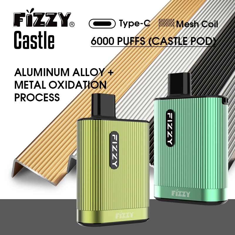 Pop Fizzy Castle 6000 Puff Disposable Pod Single-Use Device Puff Bar Plus Flow