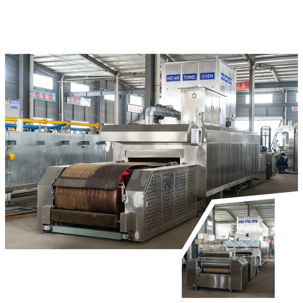 Electric Stainless Steel Baking Equipment Bakery Machine Tunnel Oven