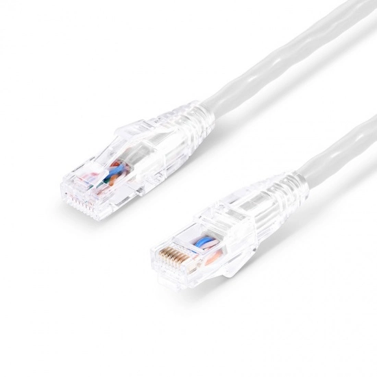 2m CCA Computer Cat5e Patch Cord Cable Data Unshield PVC Communications Cable