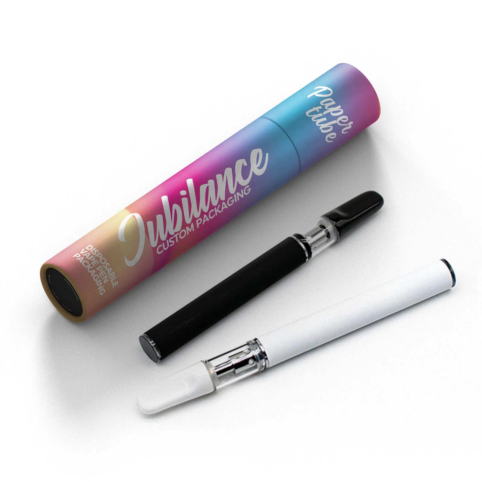 Jubilance Disposable Ceramic Coil Tube Kraft Packaging Custom Paper Tube