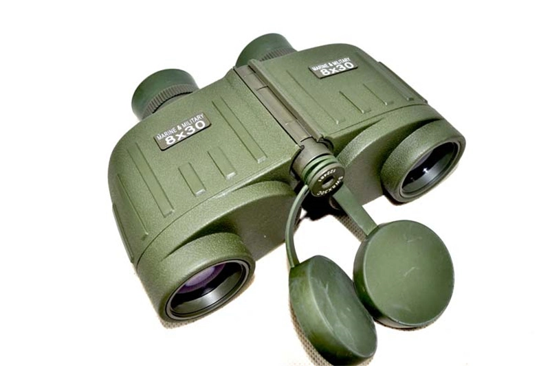 8X30 militar táctico Telescopio Binocular impermeable con brújula y el telémetro