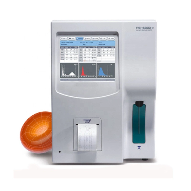 2022 High Selling PE-6800 3-Part Hematology Analyzer with Printer