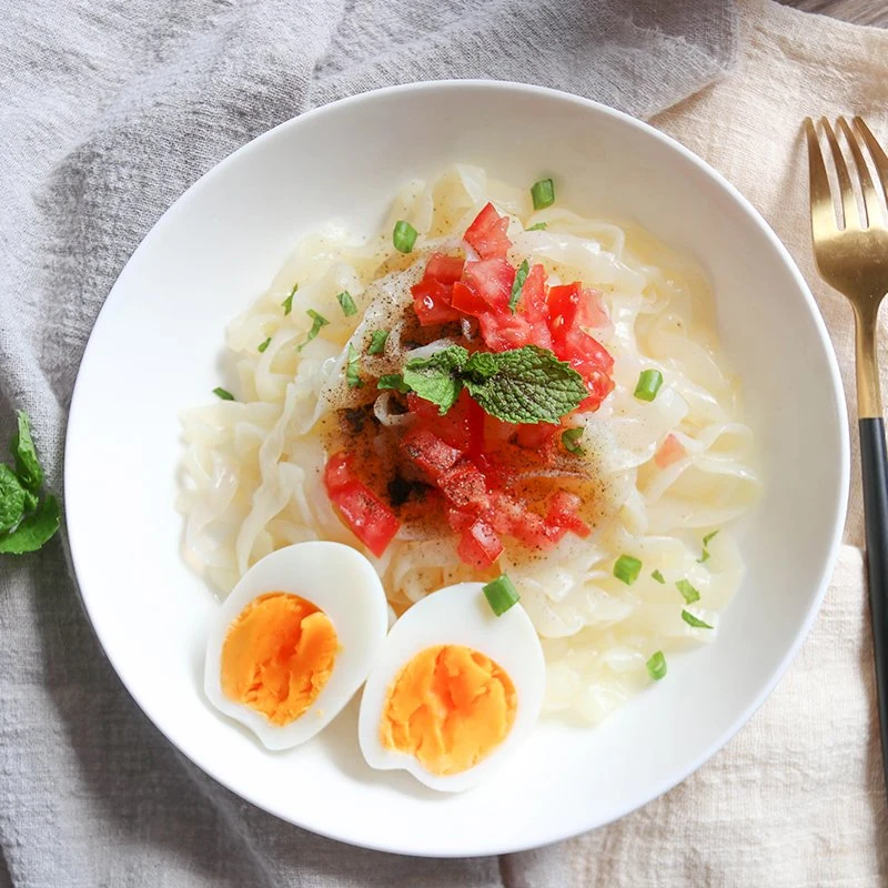 Питание Konjac природных здорового влажных Shirataki Konjac Fettuccine рисовая лапша