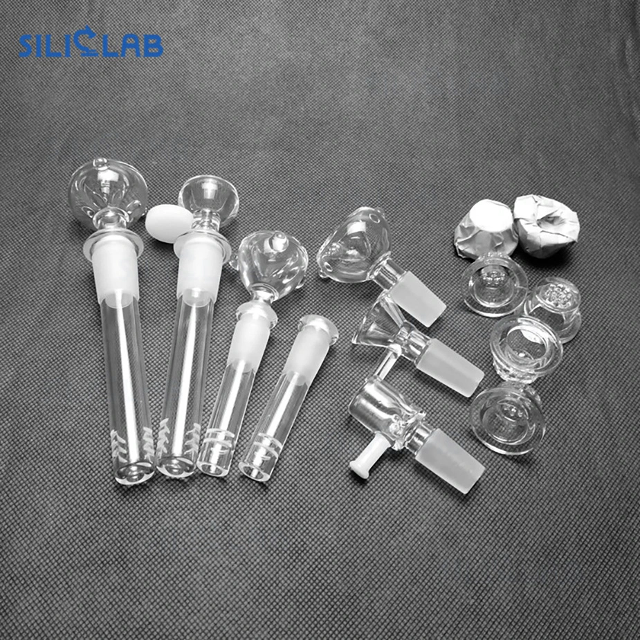 New Transparent Heat-Resistant Glass Banger DAB Nail Smoking Quartz Bowl