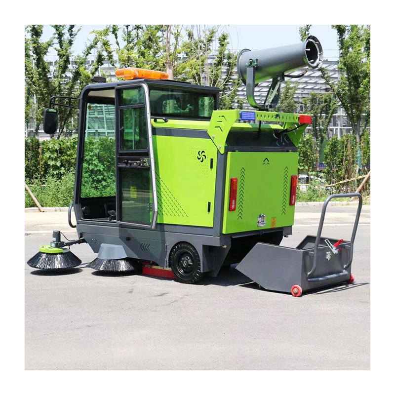 Suction Road Sweeper Leaf Vacuum Cleaner 5 Rotary Sweeper Brushes Floor Sweeper Cleaning for Sale