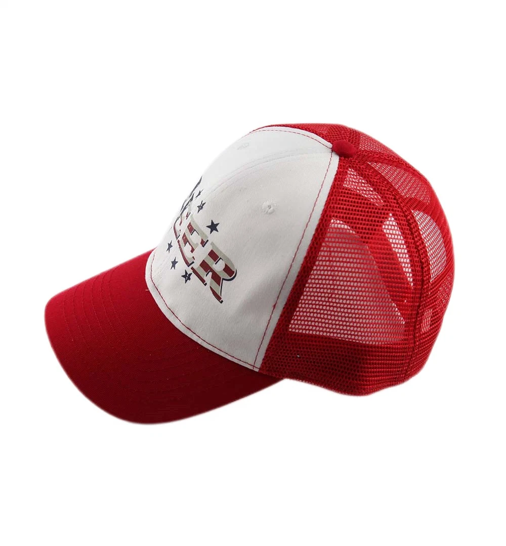 Wholesale/Supplier Trucker Cap with Printing Polyester 5 Panel Baseball Cap with Mesh Back Fashion Promotion Hat