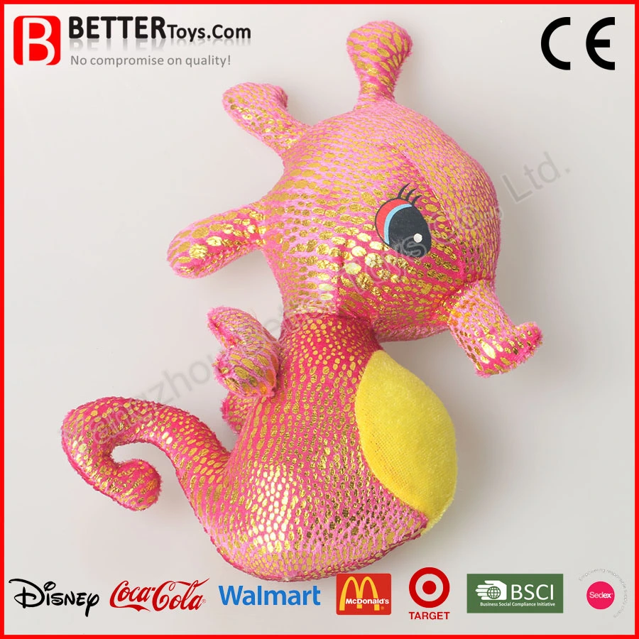 Cartoon Cute animal en peluche Sea Horse jouet en peluche doux à l'Hippocampe