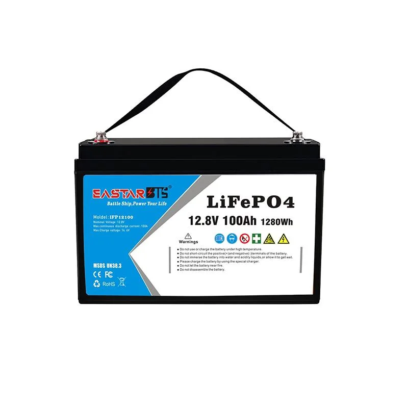 Hot Pack de batterie de vente batterie LiFePO4 12V 100Ah, Smart Type Fonction Bluetooth 12V 100Ah Batterie au lithium