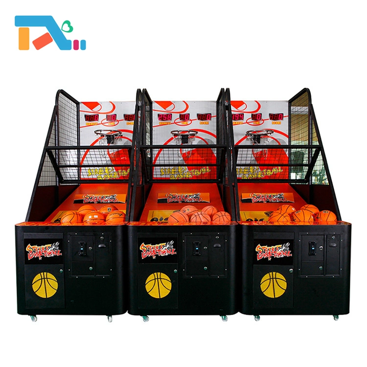 Máquina de juego de arcade de baloncesto interior operado con monedas