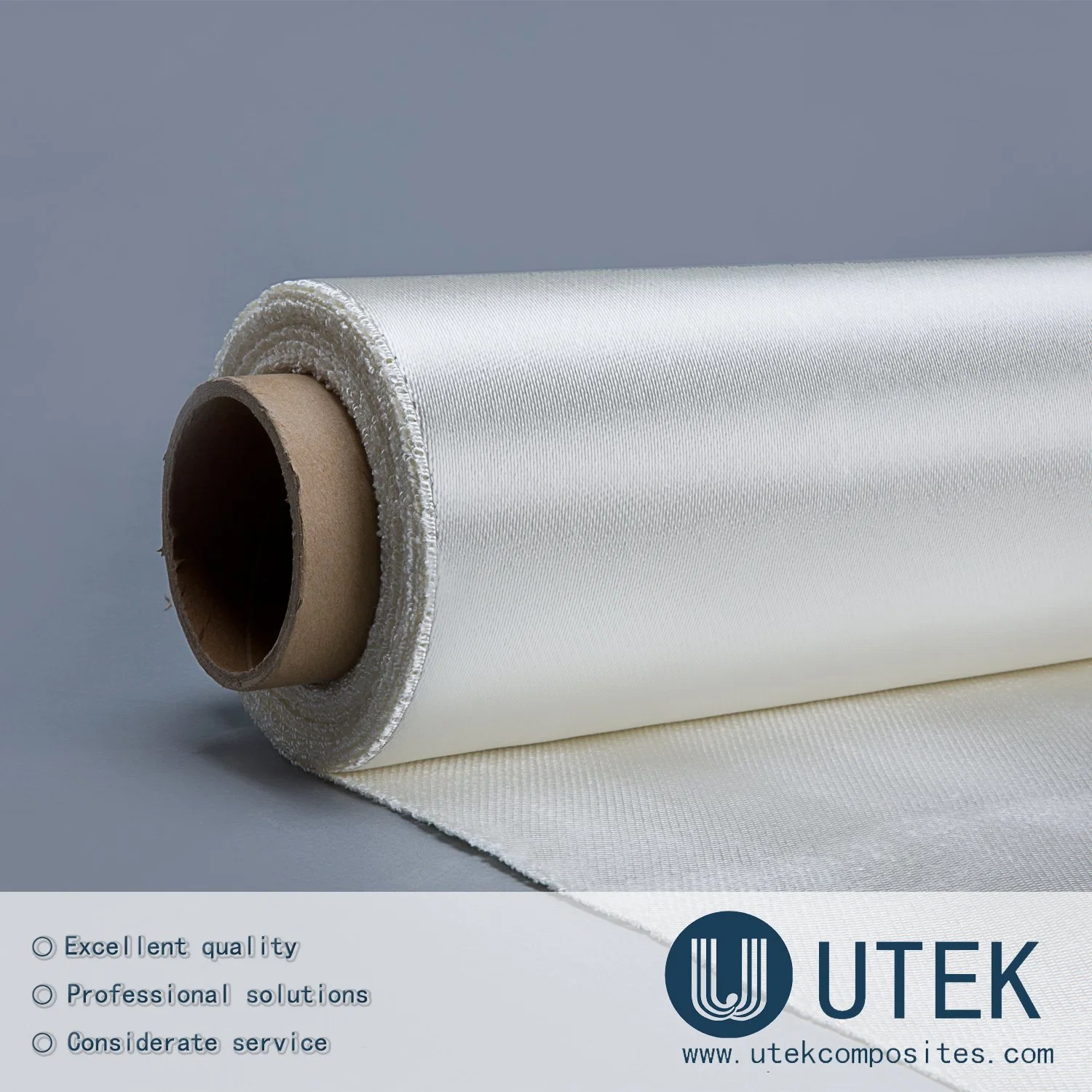 1250GSM Satin High Silica Fiberglass Cloth for Fire Protection