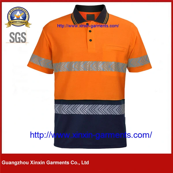 Hi-Viz T-Shirts Work Wear Working Clothes Polo Shirts Safety Workwear (W858)