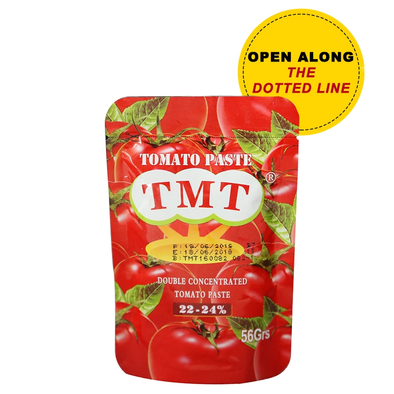 Mini Packing Sauce Tomato Paste Sachet Plastic Bag 10g Tomato Sachet