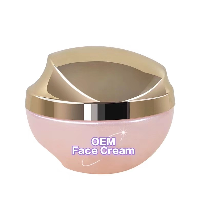 Crème pour le visage à l'éclat étiquette privée soin du visage blanchissant