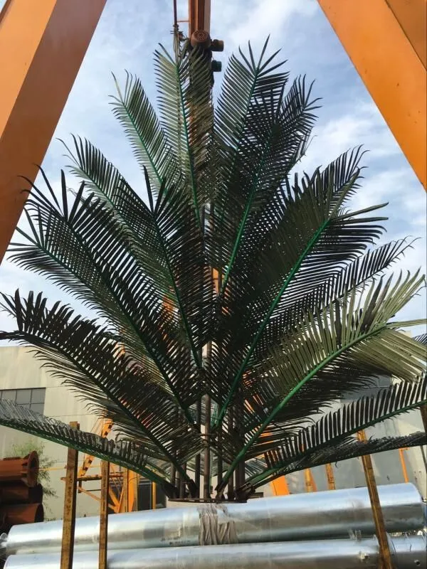 Antena Telecom artificial Palm Tree Communication camuflada Tower