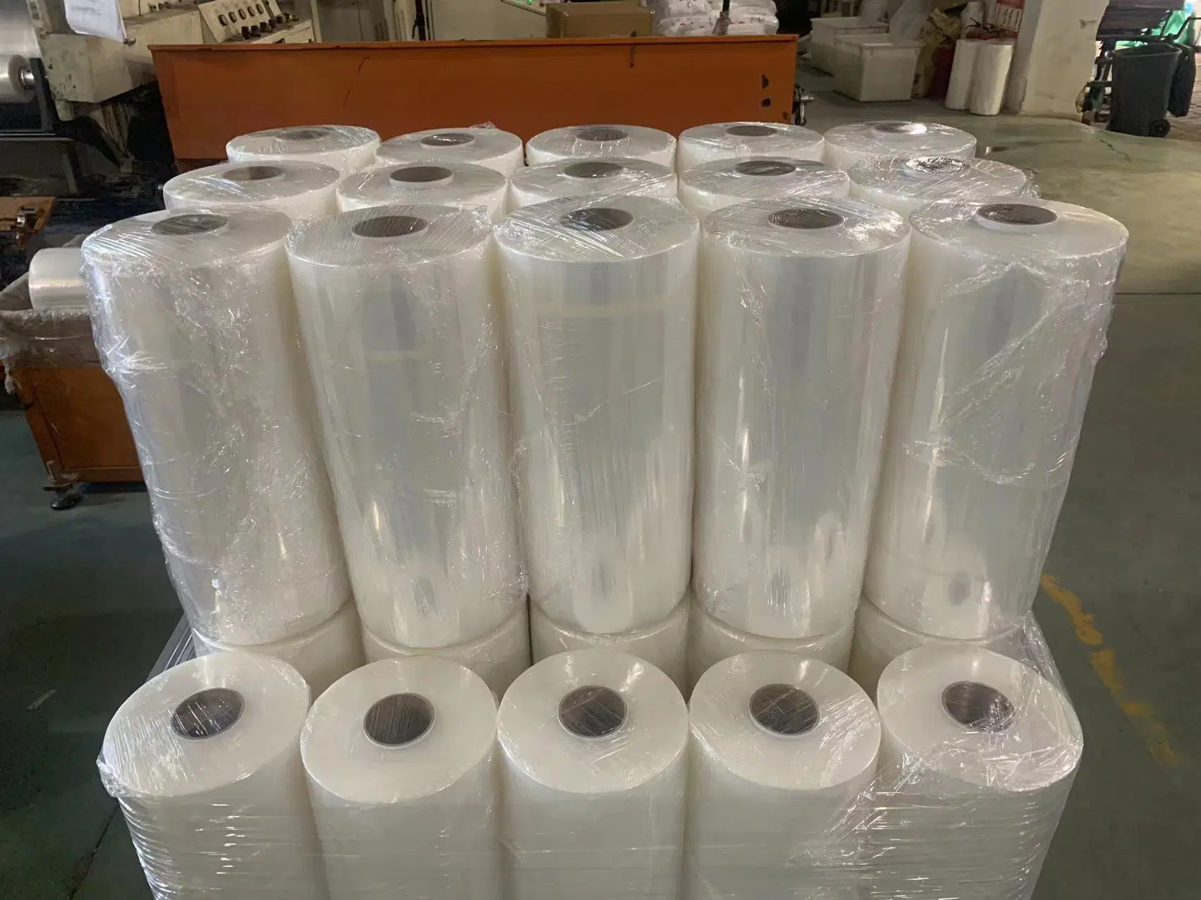 Hand and Machine Cling Film Shrink Wrapping Film PE Cast Stetch Film