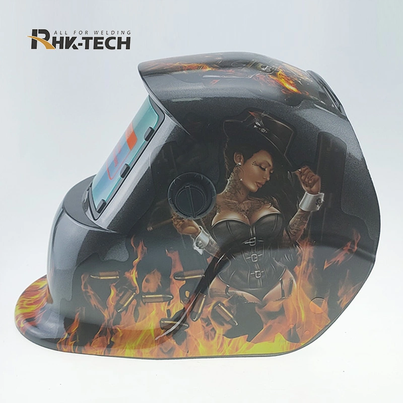 Rhk PP Heat-Resistant ligero oscurecimiento automático Solar pegatina de la máscara de soldadura casco