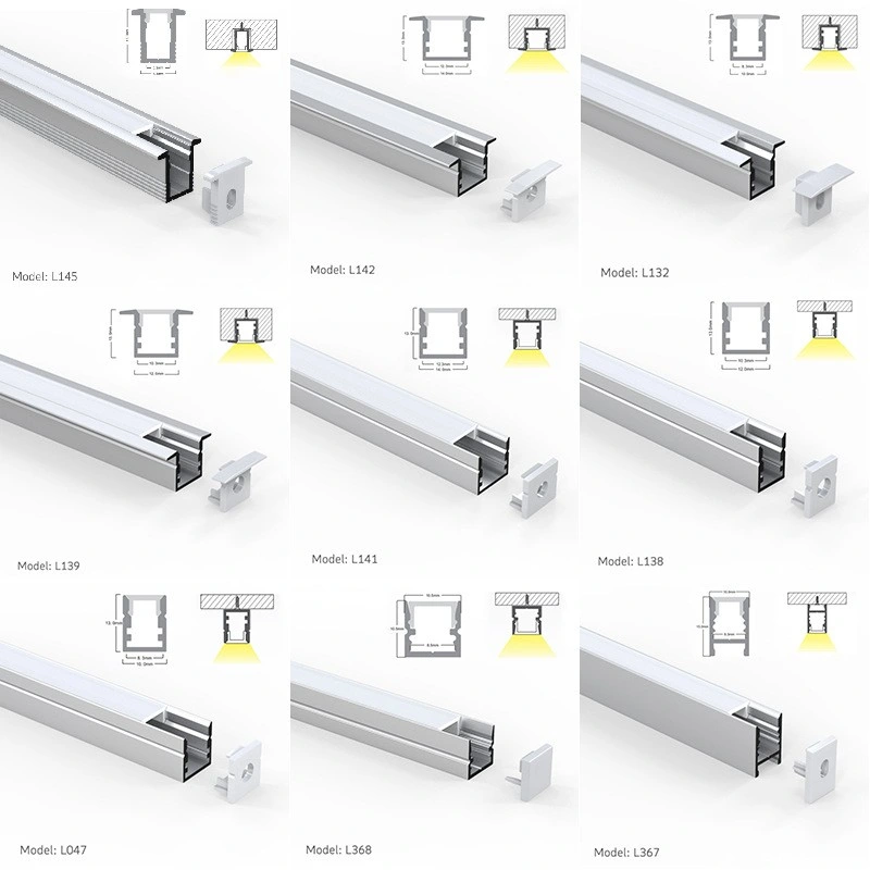 Aluminum Profile LED Linear Light Waterproof 8mm 10mm PCB LED Light Bar for Office Decoration