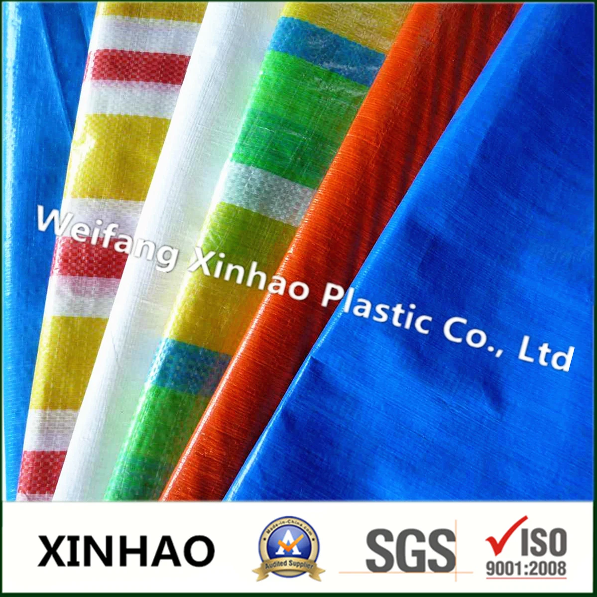 Waterproof PE Tarpaulin Fabric with Anti-UV