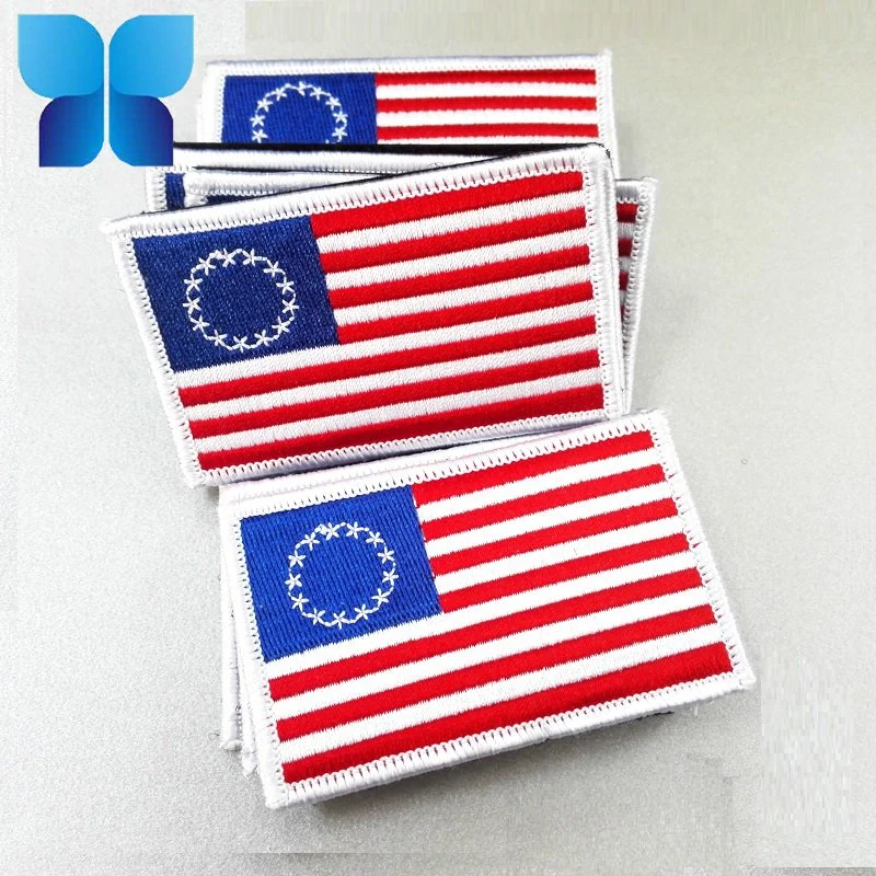 3D Stickerei Flagge Logo Bügeln auf Stickerei Patch