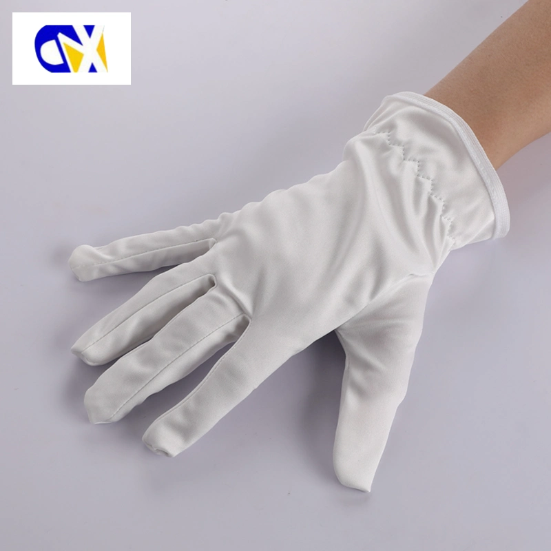 White Microfiber Cloth Dust Free Jewelry Jewellery Cleaning Polishing Hand Gloves